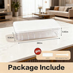 Cord Organizer Box with Lid, 7 Compartment Cable Management with 7 Wire Ties - Image 3