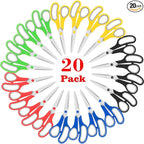 Scissors Bulk 20-Pack, Taotree 8" All Purpose Scissors, Soft Comfort-Grip by Taotree