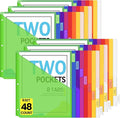 Sooez 48 Count Dividers with Pockets, 8 Tabs Binder Dividers by Sooez