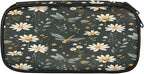 Pardick Pencil Case，Butterfly Daisy Big Capacity Pencil Pouch Coin Pouch - Image 2