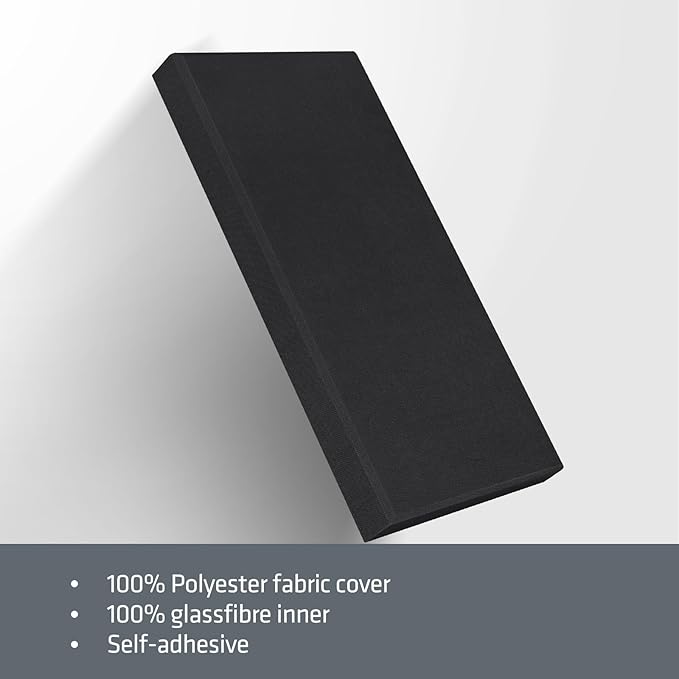 UMIACOUSTICS 4 PCS Acoustic Panels, 2“ Thick 23.6" x 11.8" Fiberglass Sound - Image 7