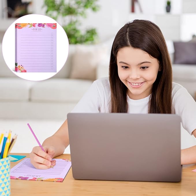 300 Sheets to Do List Notepad Daily Checklist Sticky Notes Cute Undated Memo - Image 7