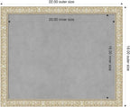 Amanti Art Silver Framed Magnetic Board 18x22 Small Vision Board - Image 2