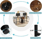 Tribesigns Two Person Desk, 79 Inch Double Desk - Image 9