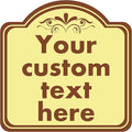 HK SIGNS Custom Weatherproof Sign, 10*10 Inch, Indoor & Outdoor by HKSIGNS