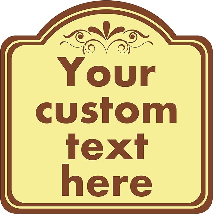 Custom Sign, Custom Indoor/Outdoor Decorative Sign，Aluminum Weatherproof Metal by HKSIGNS