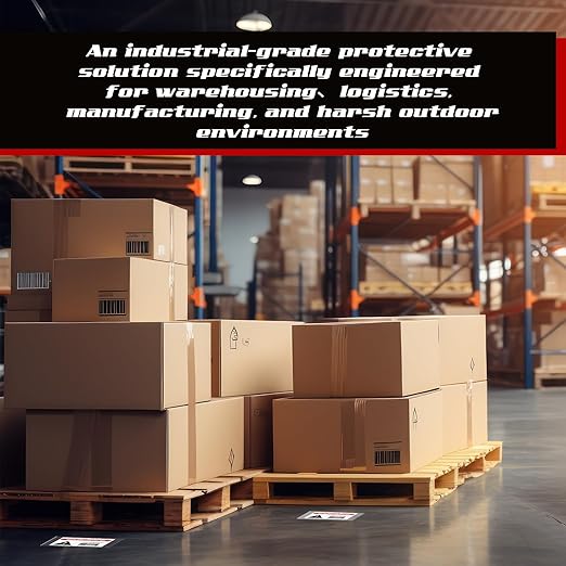 Janlaugh 50 Pcs Industrial Clear Label Protectors 10 x 6 Inch Waterproof Clear - Image 5