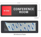 Conference Room Sign – In Use/Available Slide Switch Sign, Premium Durable - Image 2