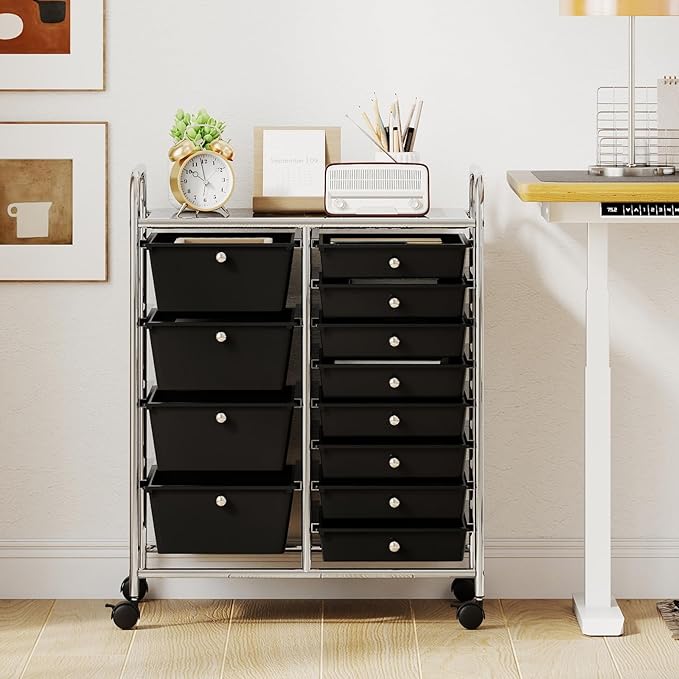 Giantex 12 Drawer Rolling Cart - Image 2