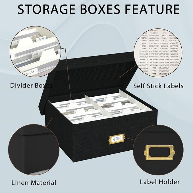 Decorative Photo Storage Box - Image 3