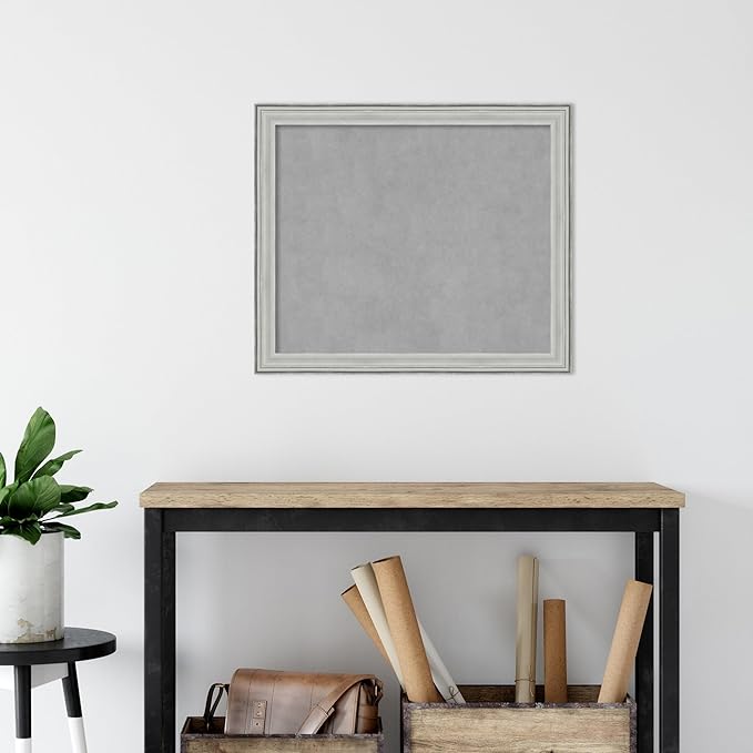 Amanti Art Silver Framed Magnetic Board 23x27 Medium Vision Board - Image 5