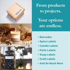 Premium Label Supply White Sticker Mailing Labels – 4" x 1.33" – Laser/Inkjet - Image 2