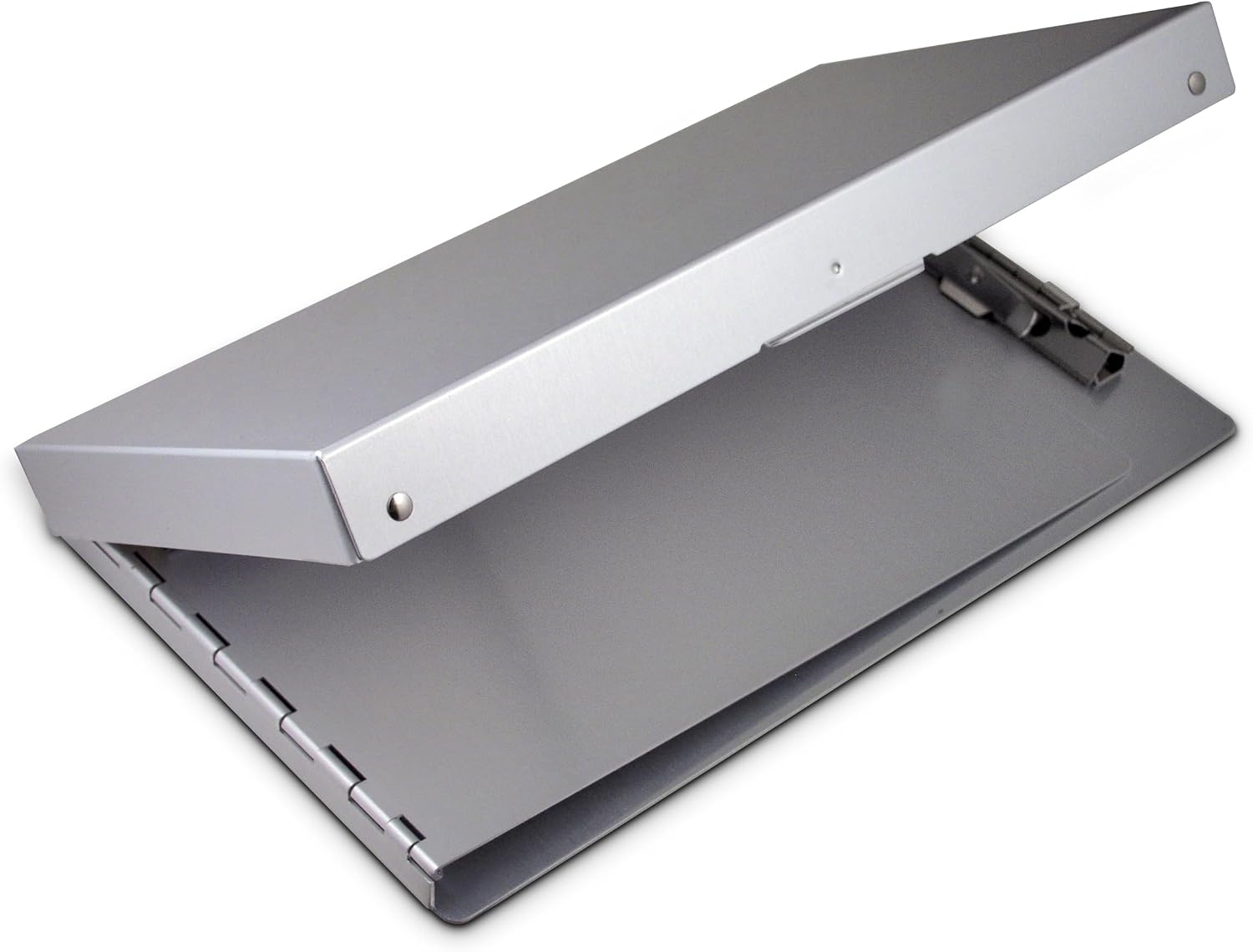 Saunders Recycled Aluminum Snapak Form Holder, Memo Size, Fits Paper Size up to 6 x 10 inches (10507) | Stops carbon-copy bleed-through, side pocket holds 30+ forms, weather-resistant snap closure, recycled aluminum, USA-made