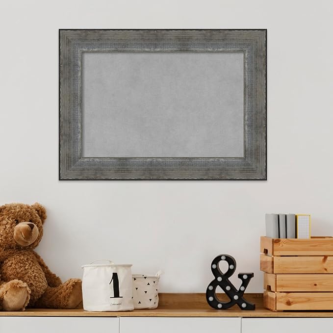 Amanti Art Silver Framed Magnetic Board 16x22 Small Vision Board - Image 5