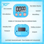 Mwellewm 24 Pcs Digital Timers for Classroom Kitchen Timers for Cooking Small - Image 6