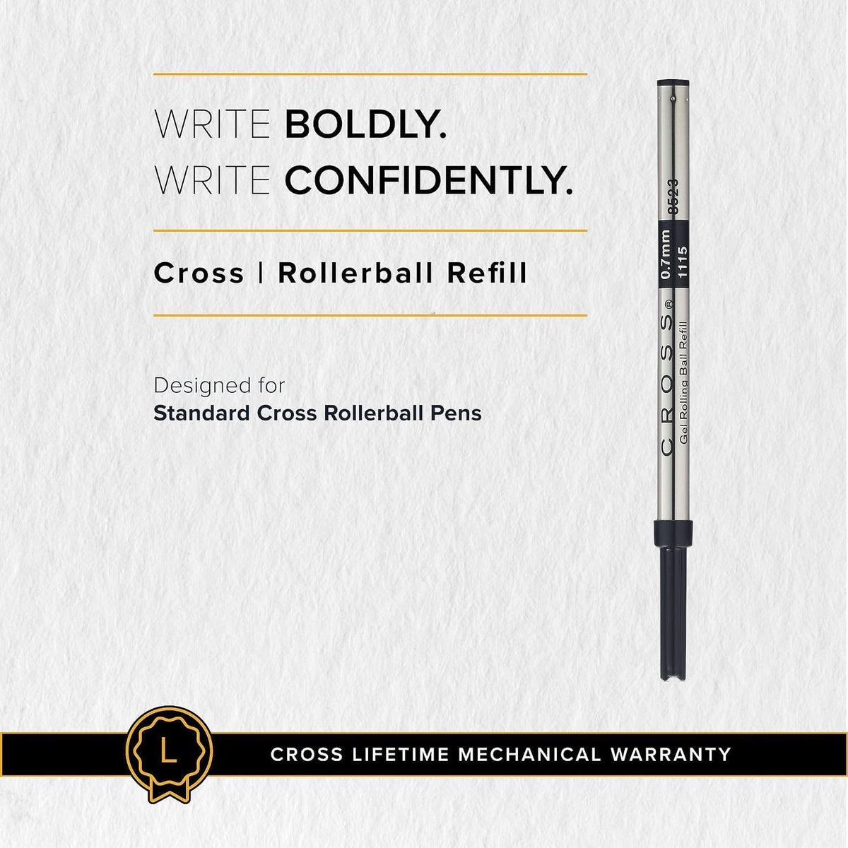 Cross Rollerball Refills for Selectip Rollerball Pens 6ct/pk (New Version)