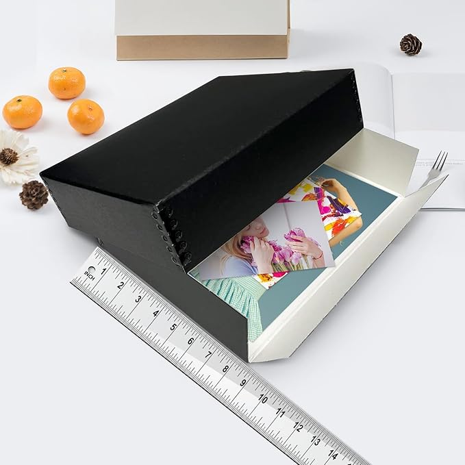 Lineco Museum Archival Storage Box, 8.75x10.75x1.5 in. Drop Front Design. - Image 4