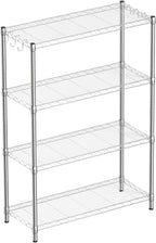 Guan River 4-Shelf Adjustable Metal Shelf Wire Shelving Unit Storage Rack by GuanRiver