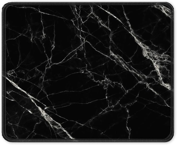 Auhoahsil Mouse Pad, 12 x 10 in Nature Marble Theme Computer Mouse Pad by Auhoahsil