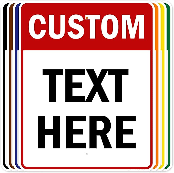 Custom Sign, Custom Sign for Business, Indoor/Outdoor use. 24x30 Inches by MySignCenter