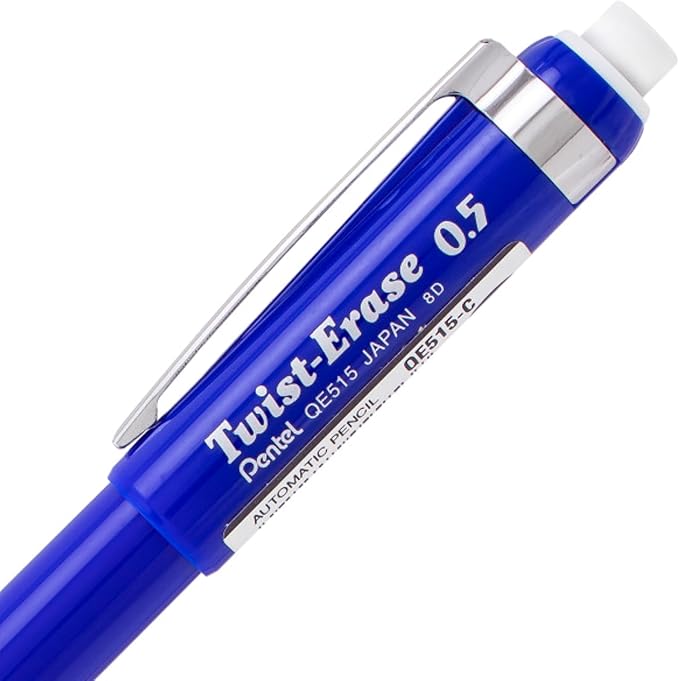 Pentel Twist Erase III Premium Mechanical Pencil 0.5mm 4 pack Assorted Barrels - Image 4