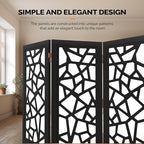 VINGLI 70'' H Room Divider, Non-Woven Fabric Privacy Screen, Indoor Partition - Image 5