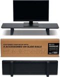 ULTRARM Moodular Wooden Monitor Stand 33.4” Desk Organizer by ULTRARM