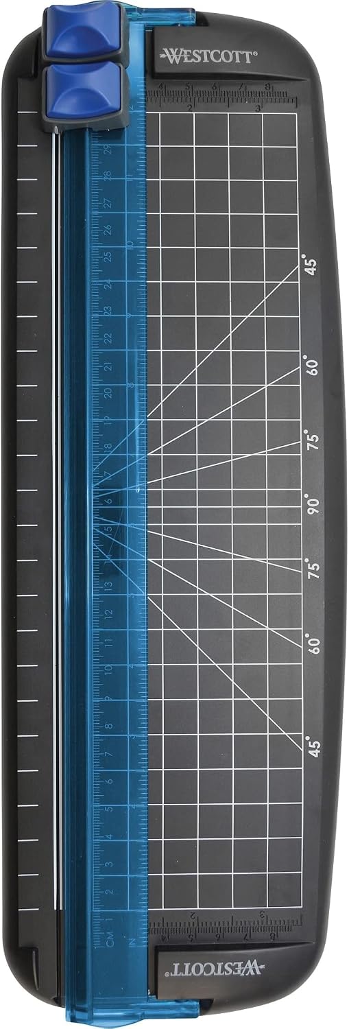 Westcott 15804 Multi-Purpose Personal Paper Trimmer, 12 in