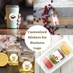 100-500 Pcs Custom Stickers Personalized Labels - Image 2
