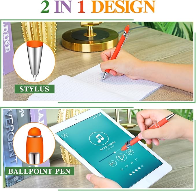 Zonon 38 Pieces Rubberized Ballpoint Pen - Image 5