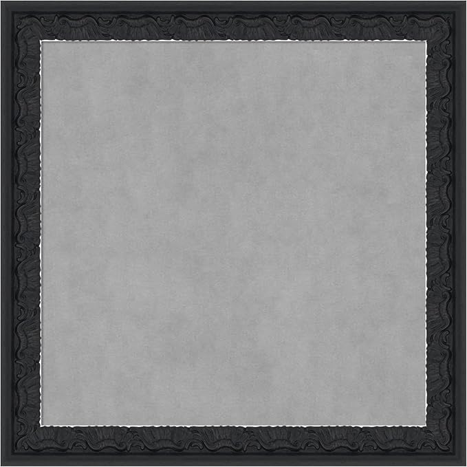 Amanti Art Black Framed Magnetic Board 14x14 X-Small Vision Board by AmantiArt