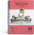 Elan A4 Sketchbook, 80 Sheets Italian Paper 80 lb/120 GSM, Acid-Free Sketch by Elan