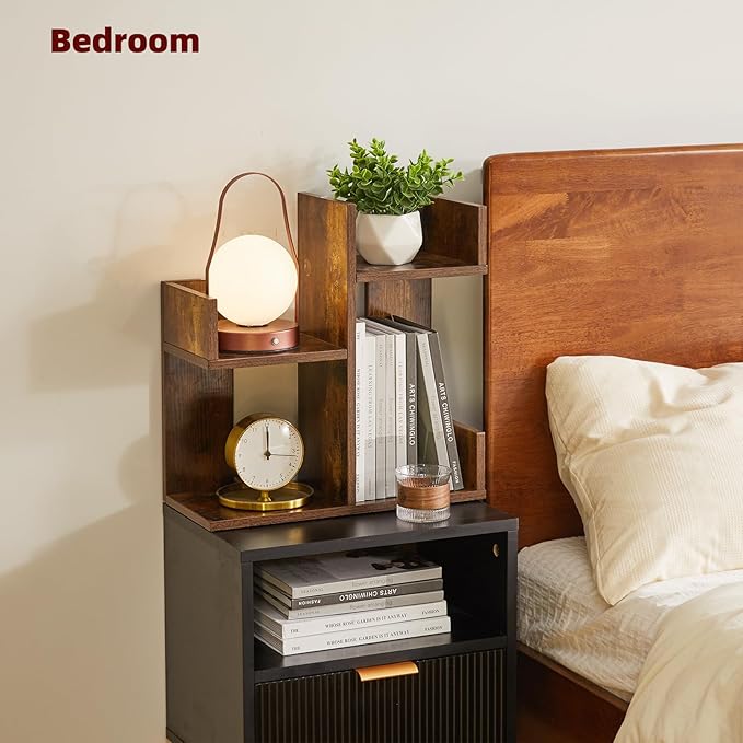 Aibiju Book Display Shelf Small Desk Organizer, Desk Top Storage Organizer - Image 4