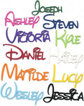 Personalized Wooden Name Sign Custom Wood Nursery Kids Room Wall Decor Plaque by Handmade