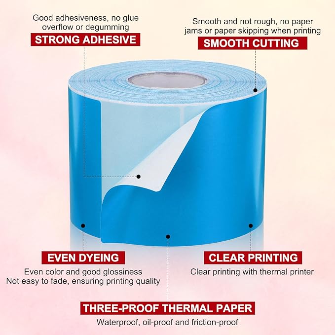 PATIKIL 3 x 5 Inch Rectangle Inventory Color Coding Labels 1 Roll, Square - Image 3
