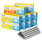 Standard Staples 26/6-10 Boxes of 1/4" Staples, High-Strength, Jam-Free Chisel by IMLIKE