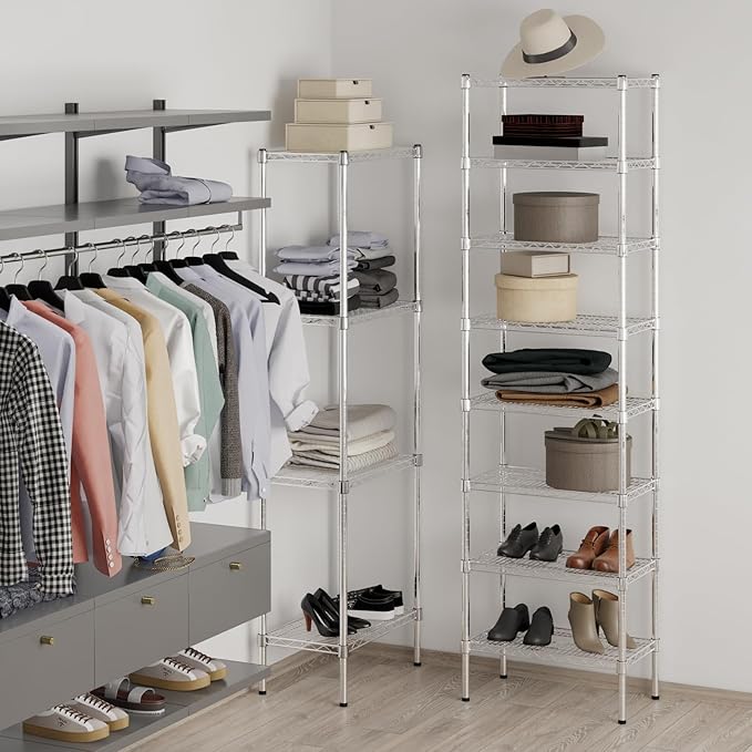 Regal Altair 14" Deep x 24" Wide x 86" Height Wire Shelving Kit | 8-Tier | NSF - Image 4
