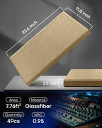 4Pack Fiberglass Acoustic Panels, Self Adhesive Sound Proof Foam Panels - Image 2