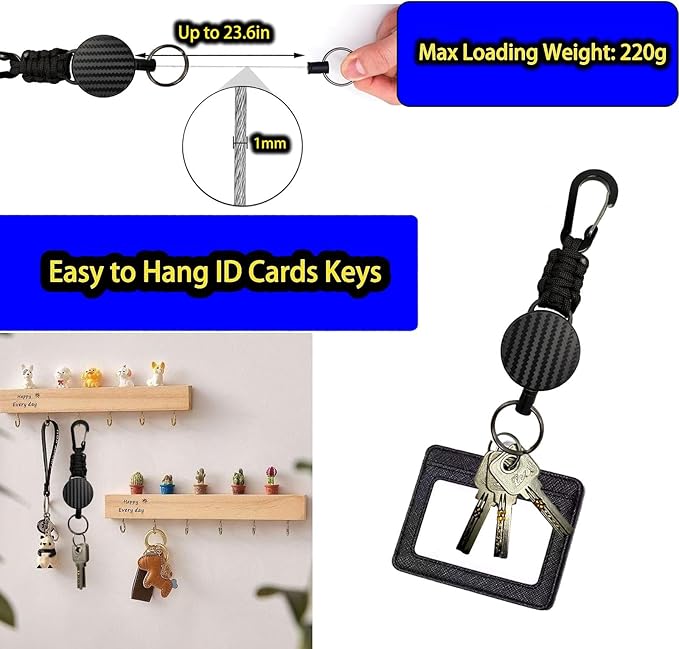 KINBOIN Heavy Duty Retractable Keychain - Image 4