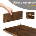 tavr dual monitor stand riser, wooden computer monitor on a desk or shelf
