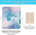 Lateefah 3 Ring Binder, 1 Inch Binder Organizer - Image 6