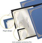 15 Pcs Certificate Holders 8.5 x 11 Additional 15 Pcs Plastic Film, Diploma - Image 3