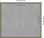 Amanti Art Silver Framed Magnetic Board 42x50 Oversize Vision Board - Image 4