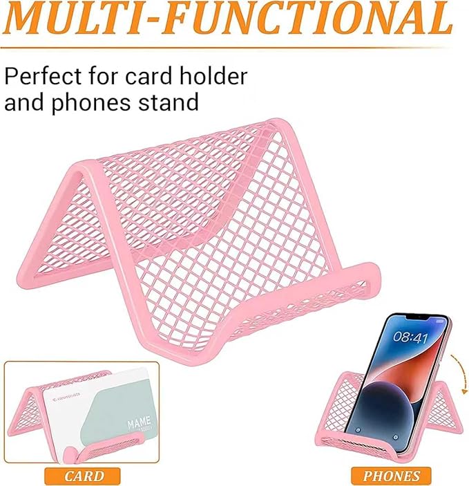 EMOMAS Business Card Holder for Desk, Office Desktop Business Card Display - Image 4