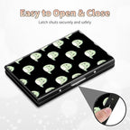 BWEGRHE Slim Credit Card Holder, Cute Dinosaurs RFID Blocking Metal Wallet - Image 6