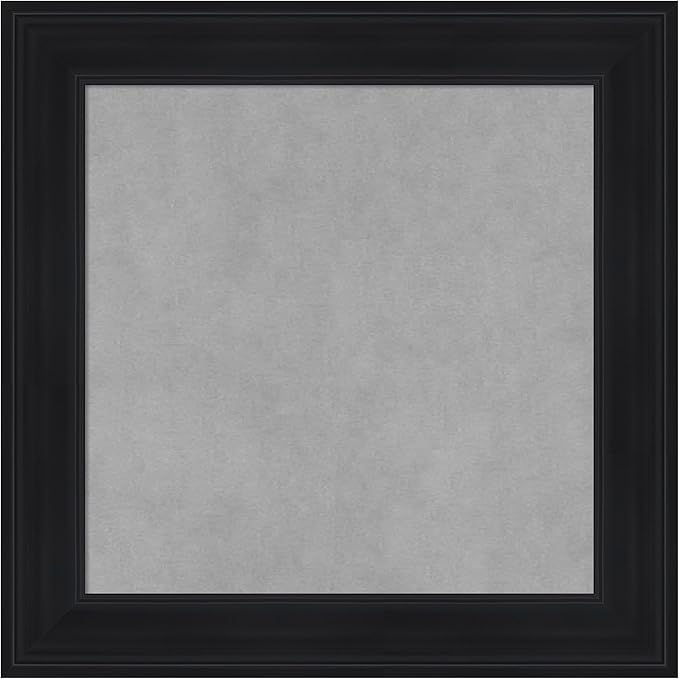 Amanti Art Black Framed Magnetic Board 21x21 Small Vision Board by AmantiArt