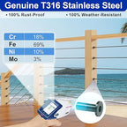 Steel DN Mate 200 Pack Stainless Steel Protector Sleeves - Image 2