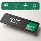 Office Room Door Sign Do Not Disturb, Versatile In-Use/Available Slider Sign - Image 3
