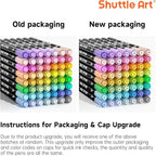 Shuttle Art Pastel Brush Pens, 56 Pastel Colouring Pens, Dual Tip Brush Markers - Image 8