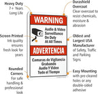 SmartSign 2-Pack 'Warning Audio And Video Surveillance On Duty At All Times' - Image 4